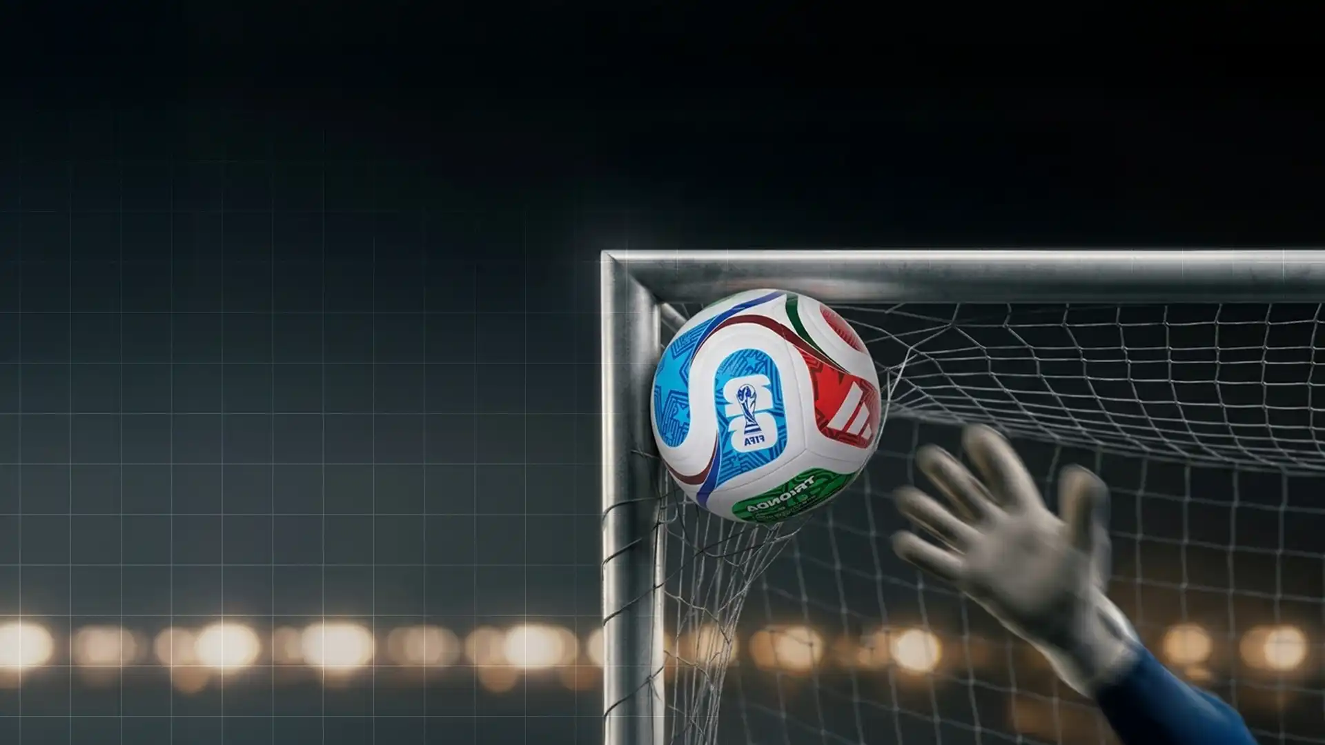 Creative digital campaign under stadium lights