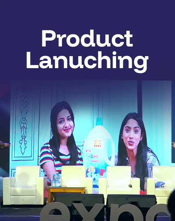 A new retail product being launched on the Expo stage