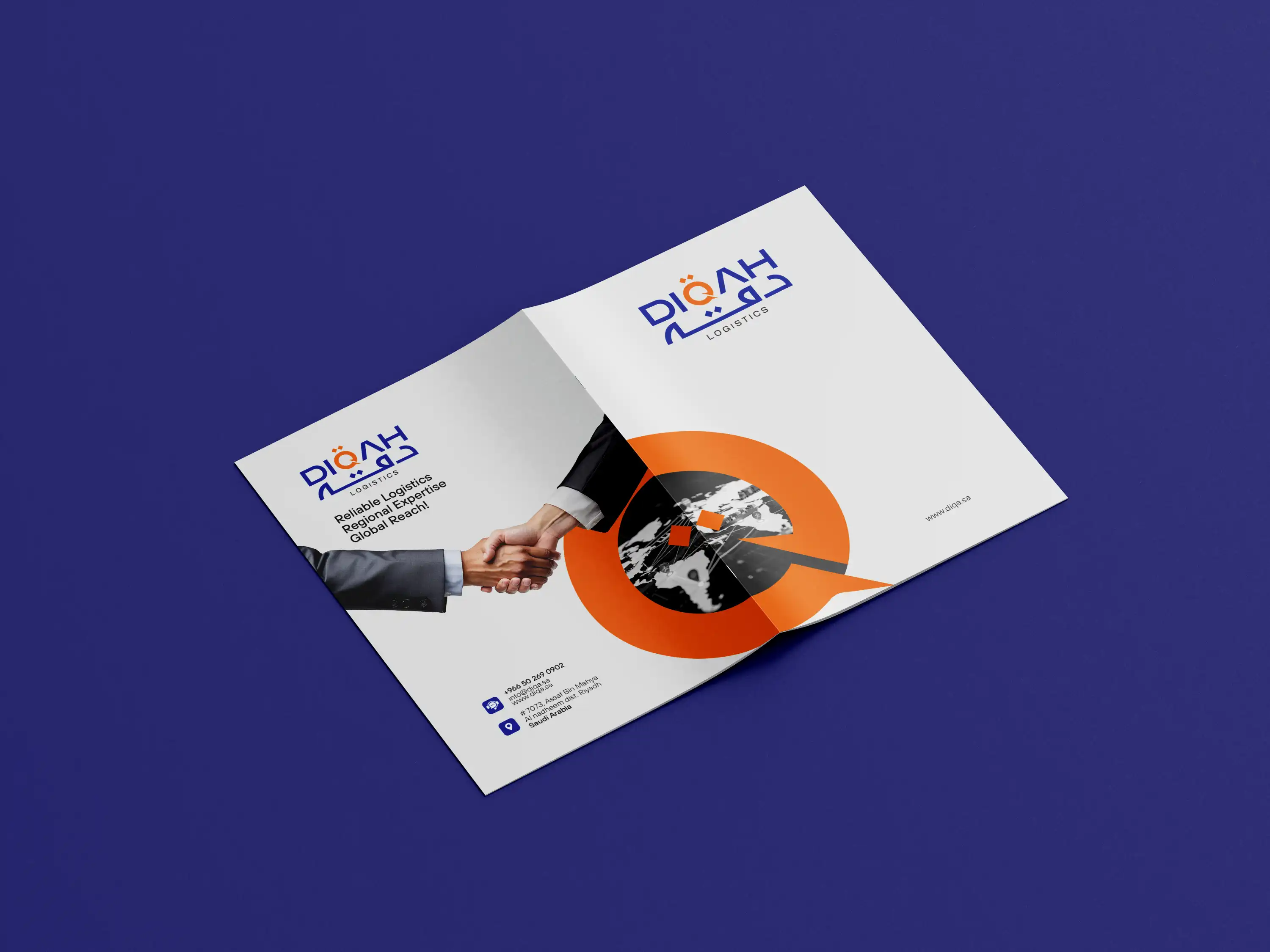 Brand identity and brochure design presentation